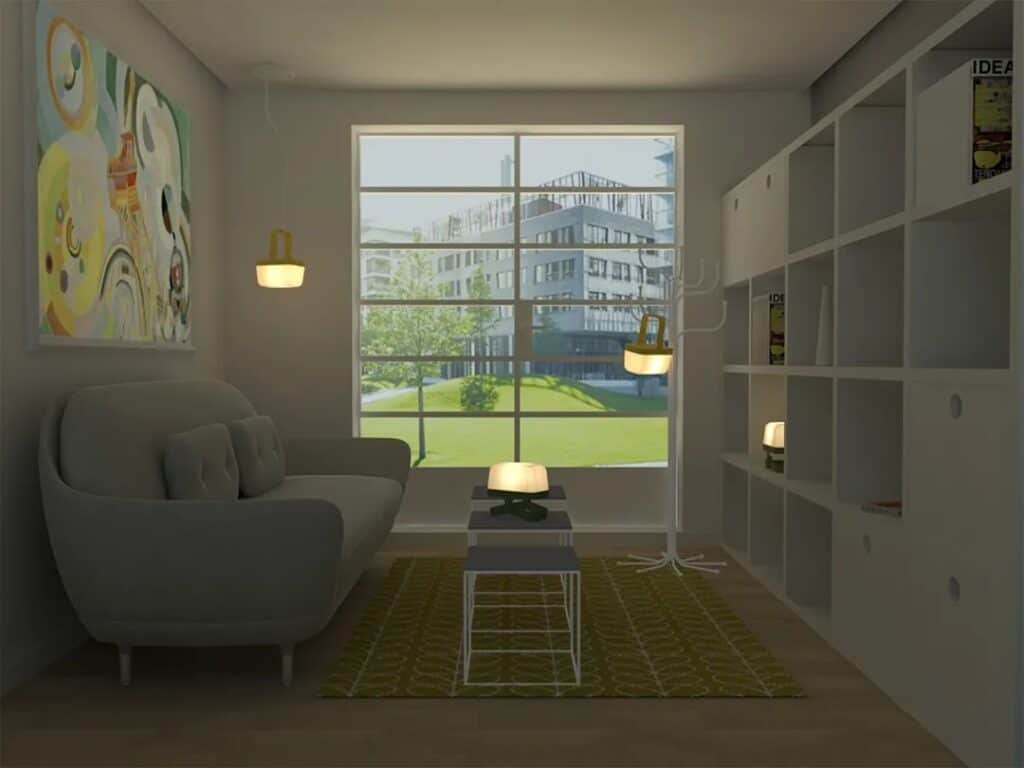 Binär solar lamp 6